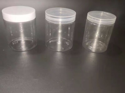 食品密封罐PET透明塑料罐大口径储物收纳罐手提广口塑料罐图3