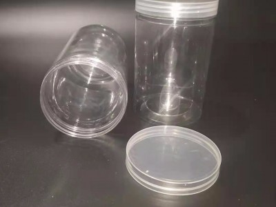 食品密封罐PET透明塑料罐大口径储物收纳罐手提广口塑料罐图4